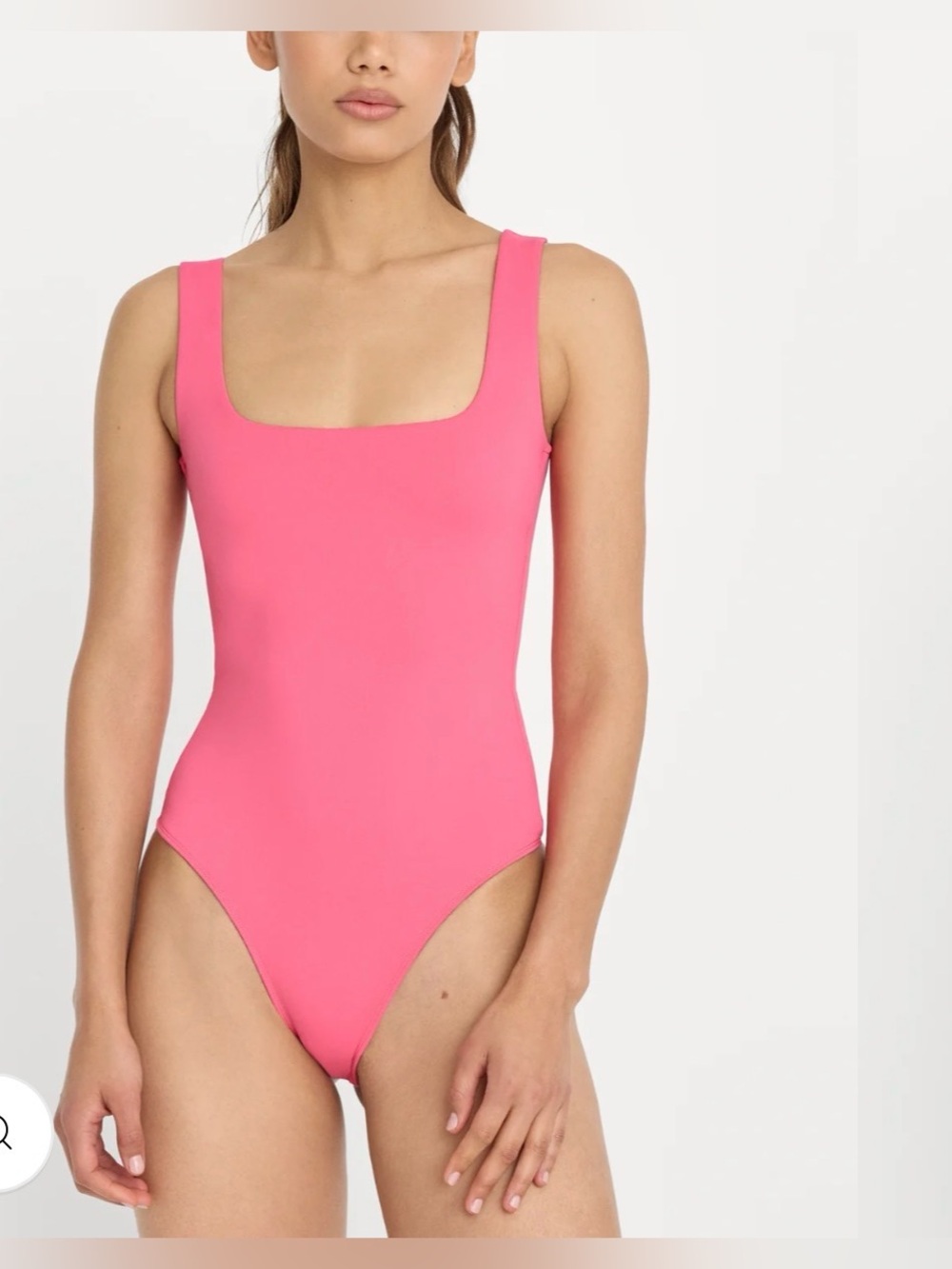 Good American Sculpting Modern Tank Bodysuit . Like new color pink purple